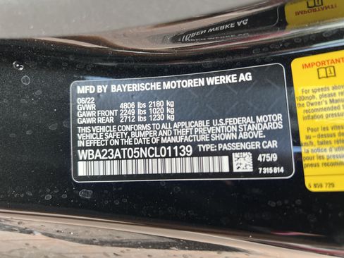 Certified 2022 BMW 430i Convertible w/ M Sport Package RWD image 33
