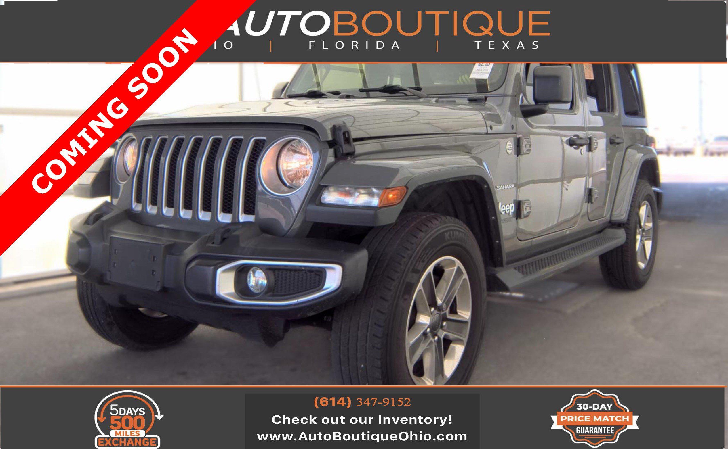 Used 2021 Jeep Wrangler Unlimited Sahara AWD/4WD image 1