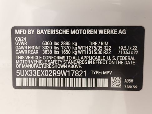 Used 2024 BMW X6 xDrive40i w/ Premium Package AWD/4WD image 63