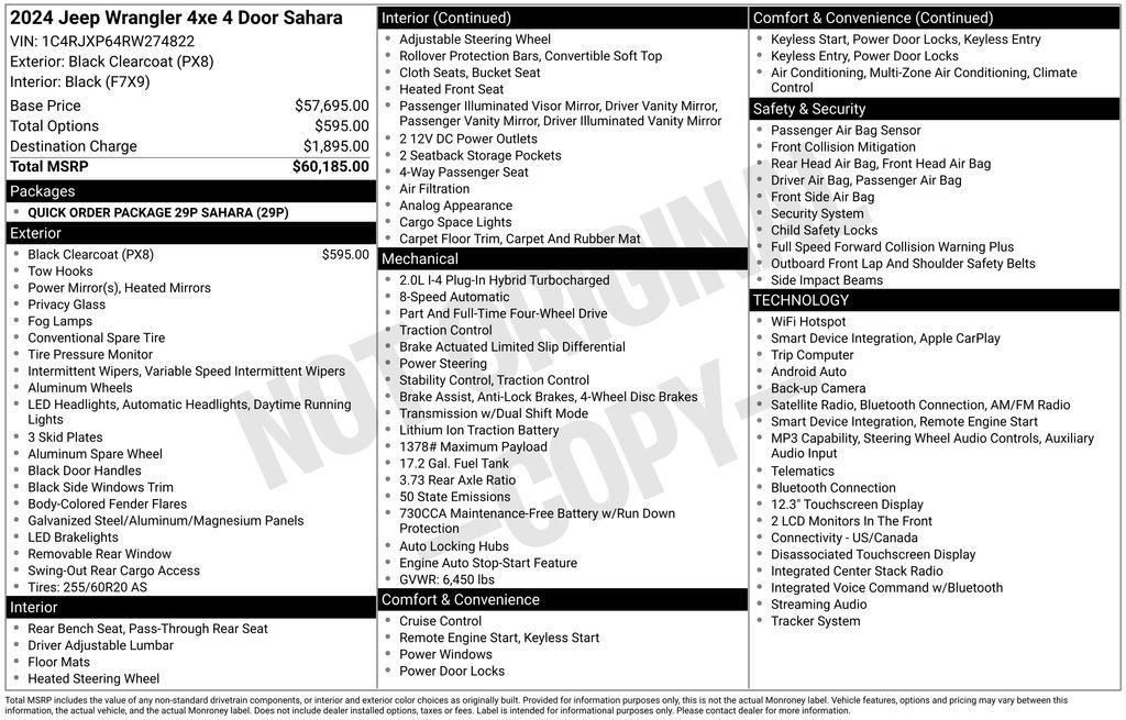 Used 2024 Jeep Wrangler Unlimited Sahara AWD/4WD image 6