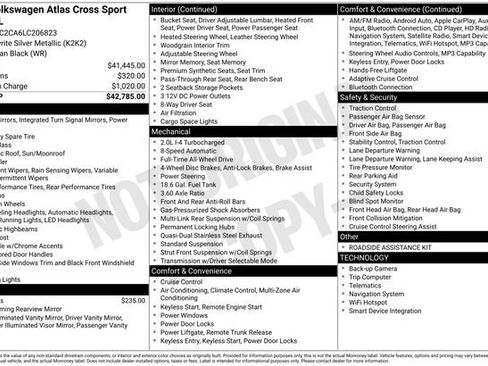 Used 2020 Volkswagen Atlas Cross Sport SEL AWD/4WD image 4