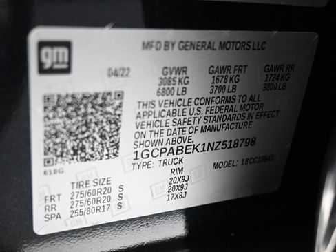 Used 2022 Chevrolet Silverado 1500 Custom RWD image 23
