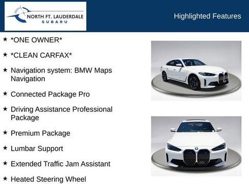 Used 2024 BMW i4 eDrive35 w/ Premium Package RWD image 7