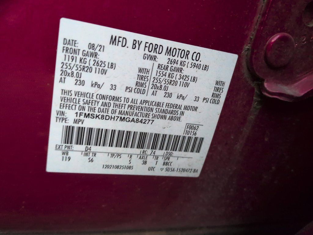 Used 2021 Ford Explorer XLT w/ Equipment Group 202A AWD/4WD image 10