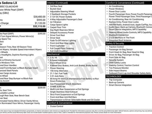 Used 2020 Kia Sedona LX image 11