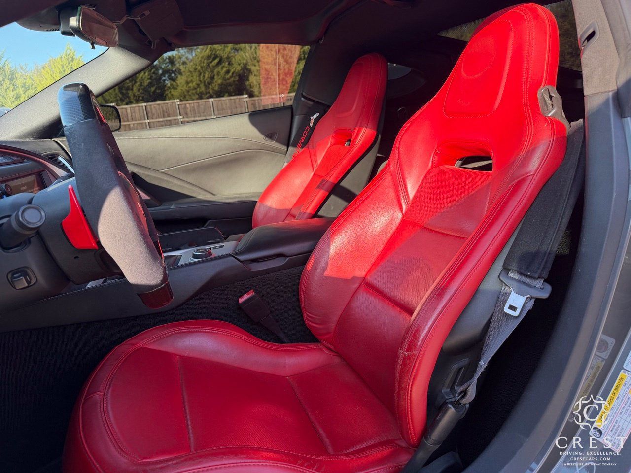 Used 2015 Chevrolet Corvette Stingray Coupe w/ Carbon Flash Badge Package RWD image 13