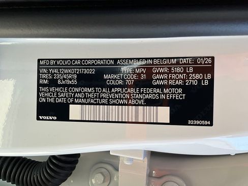 New 2026 Volvo V60 B5 Cross Country Plus w/ Climate Package image 34