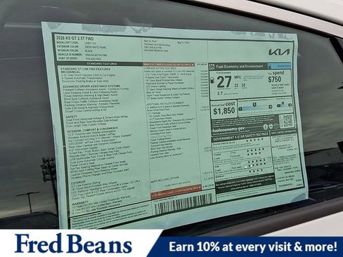 New 2026 Kia K5 GT image 17