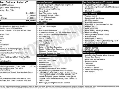 New 2026 Subaru Outback Limited XT image 4