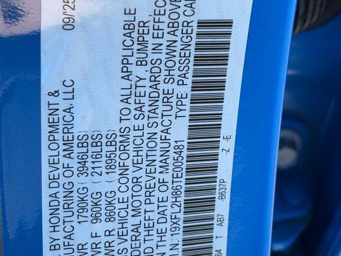 New 2026 Honda Civic Sport image 22