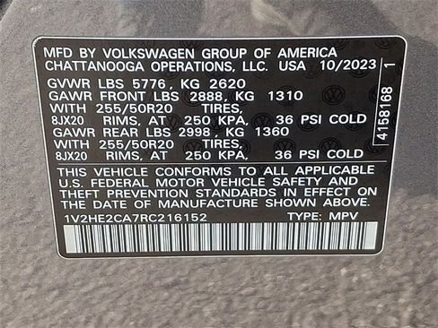 Used 2024 Volkswagen Atlas Cross Sport SE image 27