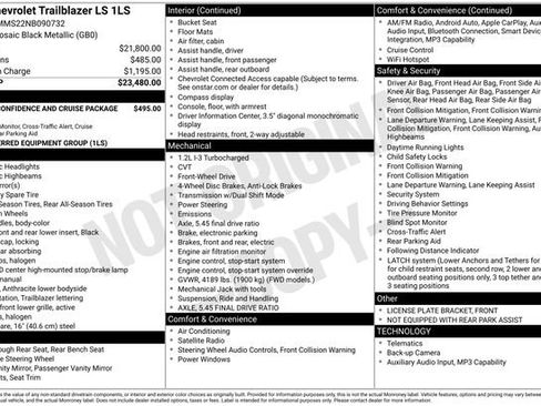 Used 2022 Chevrolet TrailBlazer LS image 30