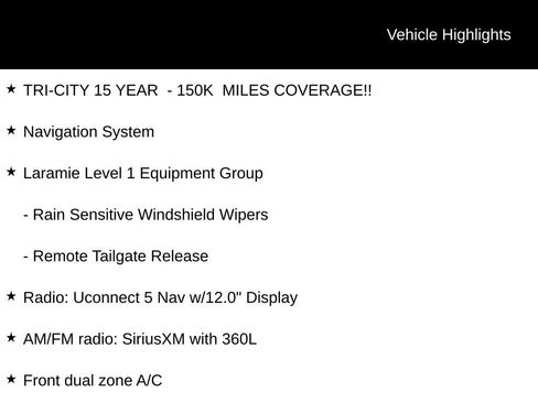 Used 2025 RAM 1500 Laramie AWD/4WD image 10