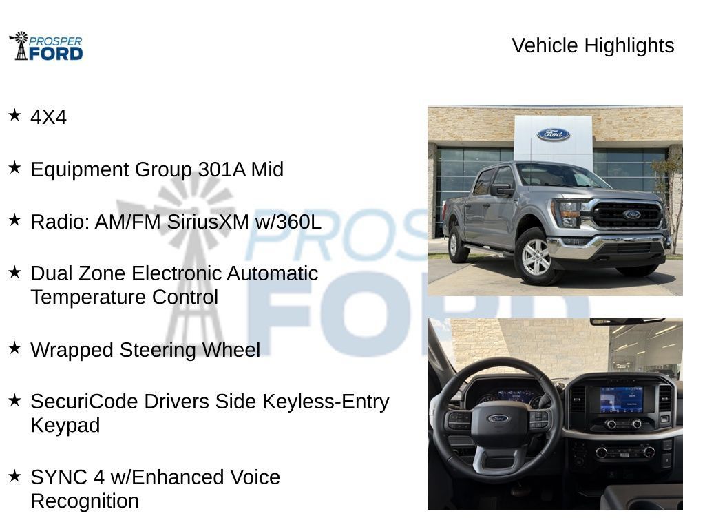 Used 2023 Ford F150 XLT w/ Equipment Group 301A Mid AWD/4WD image 5