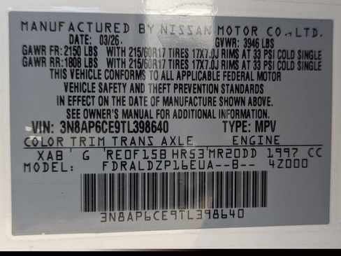 Certified 2026 Nissan Kicks SV w/ Cold Weather Package FWD image 27