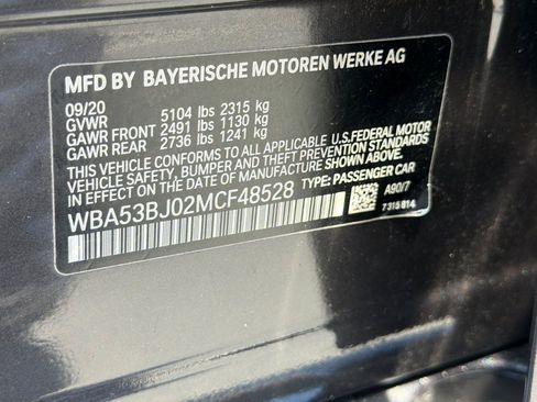Used 2021 BMW 540i w/ M Sport Package RWD image 23