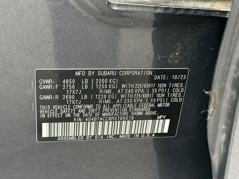 Used 2024 Subaru Outback Premium AWD/4WD image 37