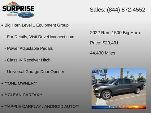 Used 2022 RAM 1500 Big Horn RWD image 26