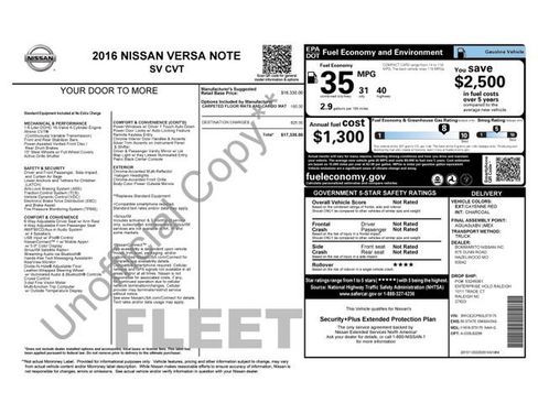 Used 2016 Nissan Versa Note SV image 40