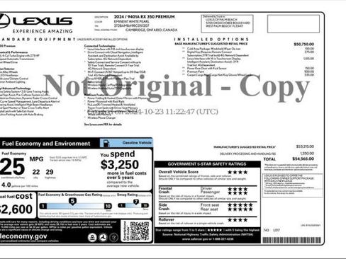 Used 2024 Lexus RX 350 Premium w/ Accessory Package (Z1) FWD image 4