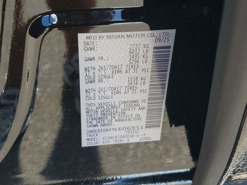 New 2026 Nissan Frontier PRO-4X w/ Pro-4x Convenience Package image 17