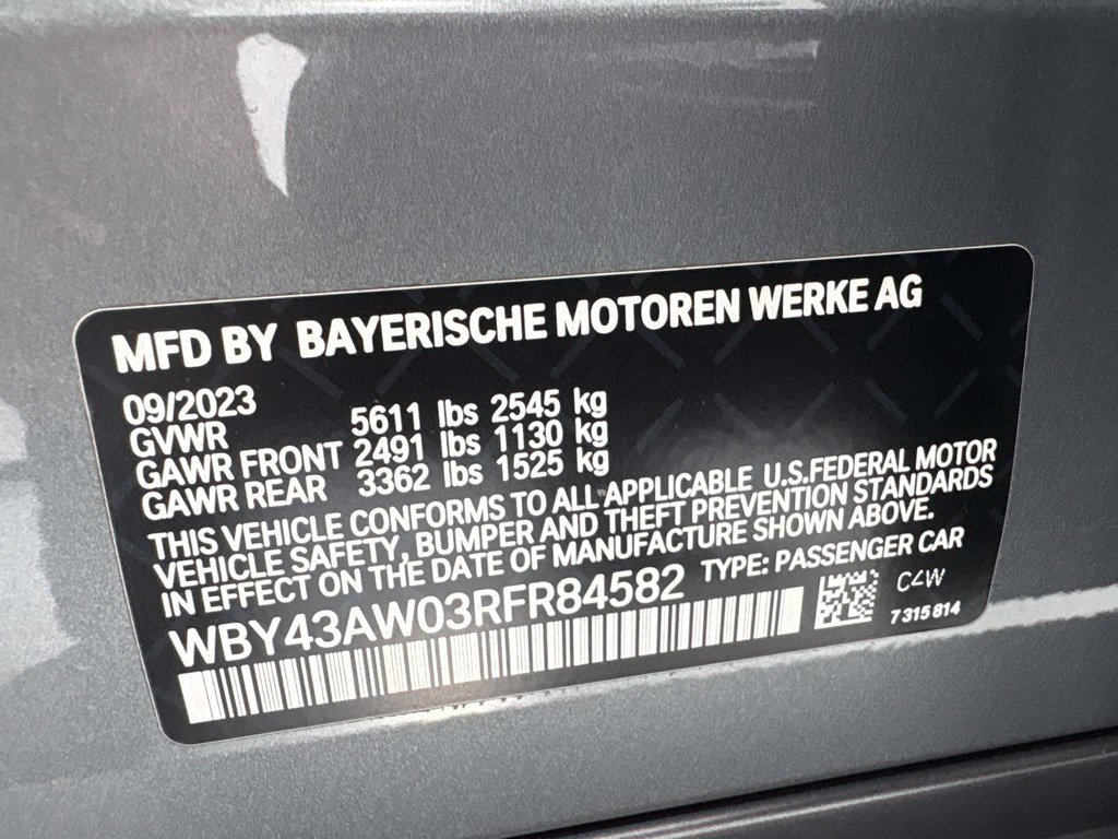 Certified 2024 BMW i4 eDrive35 w/ Premium Package RWD image 11
