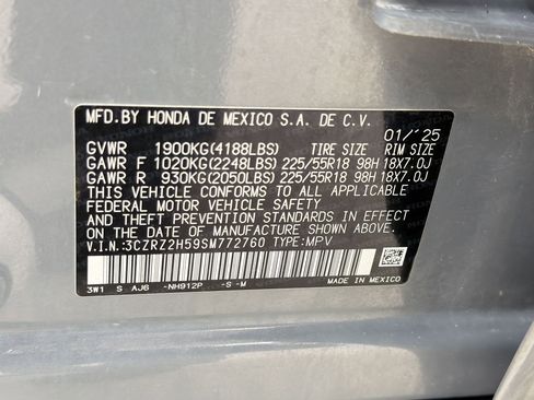 Used 2025 Honda HR-V Sport image 20