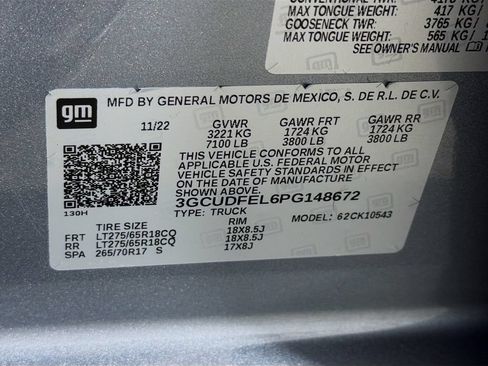Used 2023 Chevrolet Silverado 1500 LT Trail Boss w/ Protection Package AWD/4WD image 28