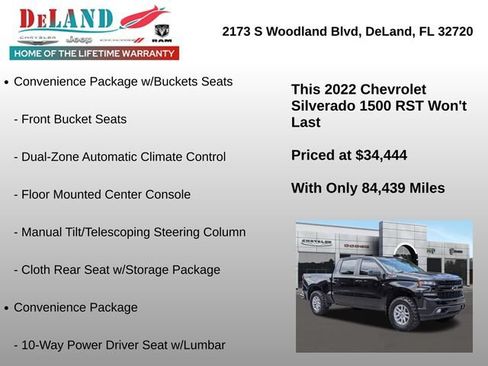 Used 2022 Chevrolet Silverado 1500 RST w/ Z71 Off-Road Package AWD/4WD image 36
