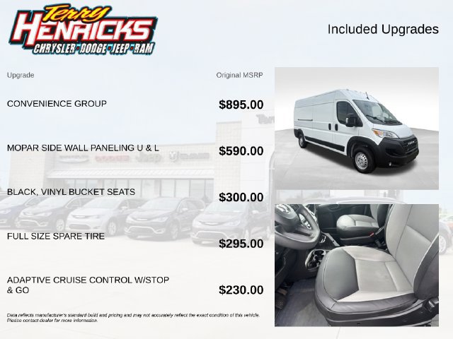 Used 2026 RAM ProMaster 2500 w/ Convenience Group FWD image 8