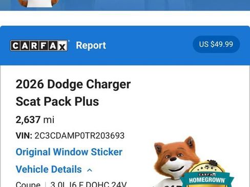 Used 2026 Dodge Charger Scat Pack AWD/4WD image 7