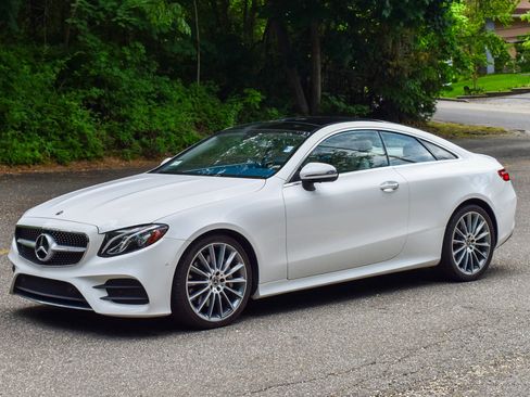 Used 2020 Mercedes-Benz E 450 Coupe w/ AMG Line image 2