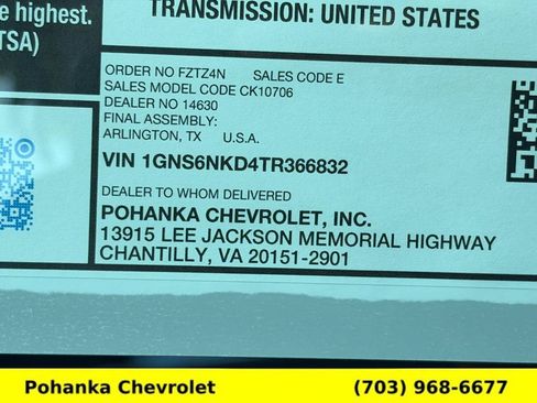 New 2026 Chevrolet Tahoe LT w/ Comfort Package AWD/4WD image 29