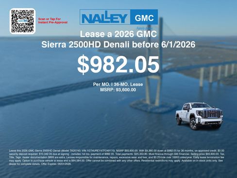 New 2026 GMC Sierra 2500 Denali w/ Denali Reserve Package AWD/4WD image 3