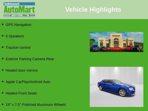 Used 2019 Chrysler 300 Touring L w/ Quick Order Package 22F AWD/4WD image 6