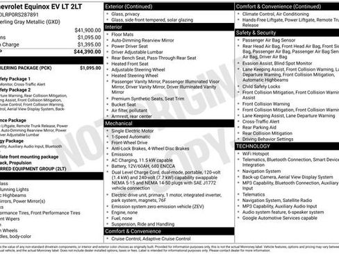 Used 2024 Chevrolet Equinox EV LT w/ LPO, Trailering Package FWD image 10
