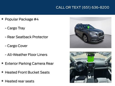 Used 2020 Subaru Ascent Limited w/ Popular Package #4 AWD/4WD image 10