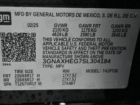 Used 2025 Chevrolet Equinox LT w/ Convenience Package II FWD image 23