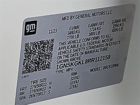 Certified 2024 Chevrolet Suburban High Country w/ Advanced Technology Package image 40