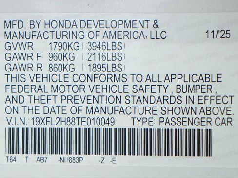 Used 2026 Honda Civic Sport image 30