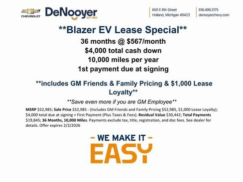 New 2025 Chevrolet Blazer EV LT image 2