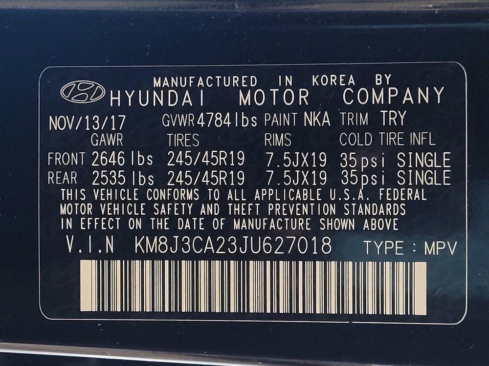 Used 2018 Hyundai Tucson Limited w/ Ultimate Package 02 AWD/4WD image 33
