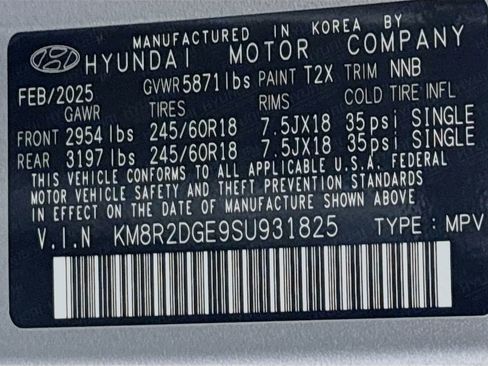 Used 2025 Hyundai Palisade SEL AWD/4WD image 33