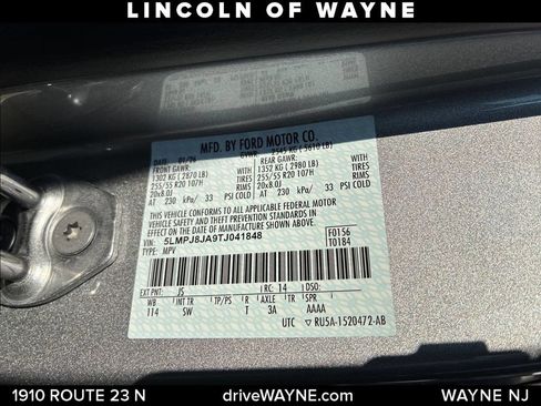 Certified 2026 Lincoln Nautilus Premier w/ Equipment Group 102A AWD/4WD image 51