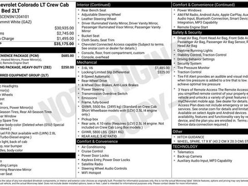 Used 2022 Chevrolet Colorado LT w/ LT Convenience Package RWD image 5