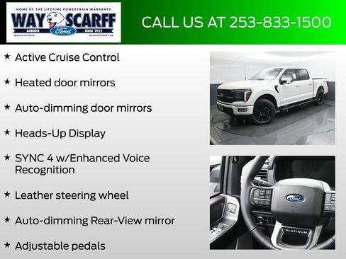 New 2025 Ford F150 Platinum w/ Equipment Group 702A High image 24