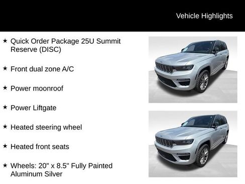 Used 2023 Jeep Grand Cherokee Summit AWD/4WD image 8