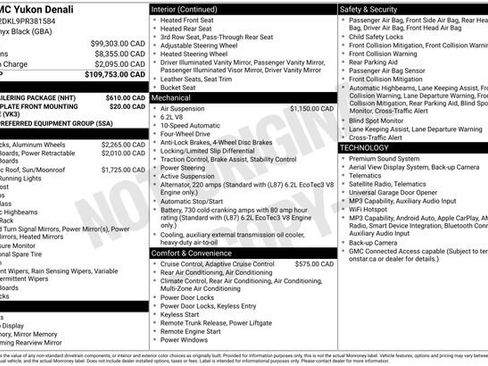 Used 2023 GMC Yukon Denali w/ Max Trailering Package AWD/4WD image 3