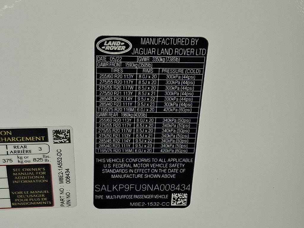 Used 2022 Land Rover Range Rover SE AWD/4WD image 28
