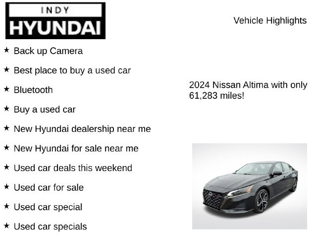 Used 2024 Nissan Altima 2.5 SR FWD image 7